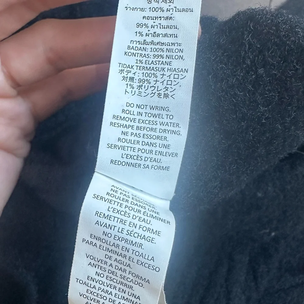 Alo Yoga Snuggle Up Sweater High-Waist Wide Leg Pant - Black - XXS - Picture 13 of 15